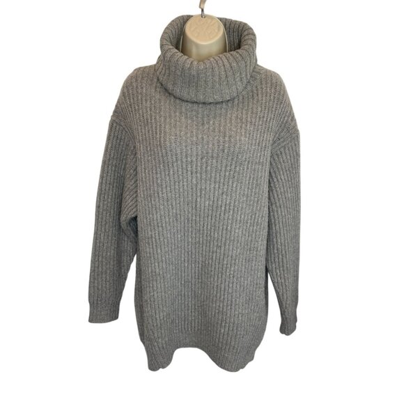 Acne Studios Disa Oversized Ribbed Wool Turtleneck Sweater - Size S - Picture 2 of 6